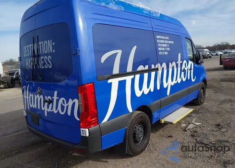 2025 Mercedes-Benz Sprinter 2500 Standard Roof 4-Cyl Diesel from USA, damaged, VIN W1Z4KFHY9SP788383